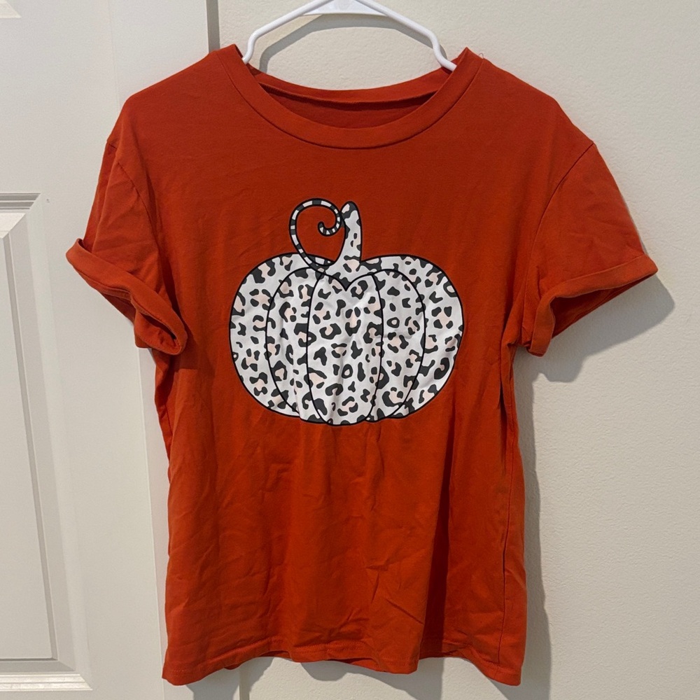 Kids Pumpkin Graphic T-Shirt - Orange